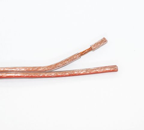 Cordão paralelo cristal tarjado para áudio Sparflex